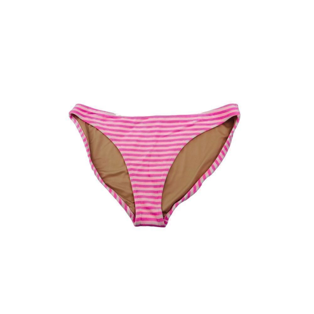 Old Navy Womens Bikini Bottom pink stripes Stretch Elastic Waist XL